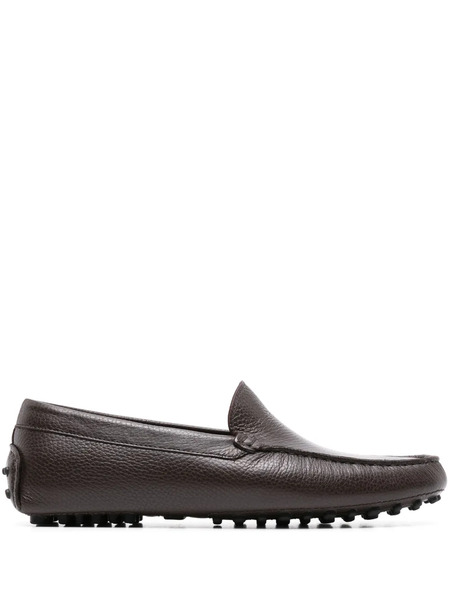  Scarosso Baskets Scott En Cuir - Marron 