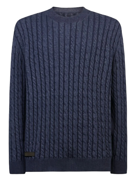  Sease Pull En Maille Torsadée - Bleu 