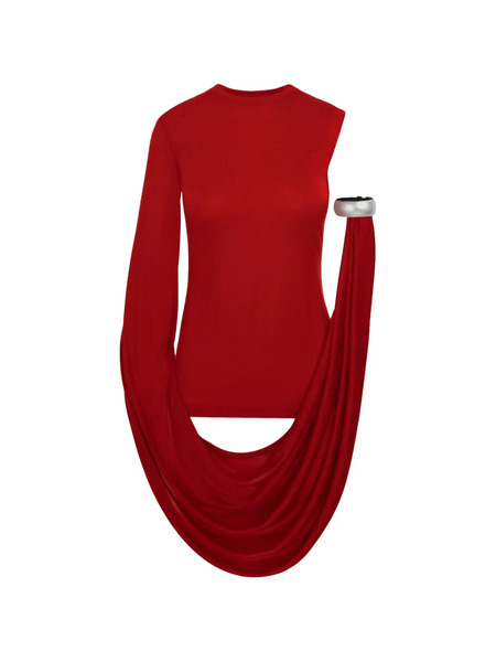  Seen Users Iconic Bracelet One-shoulder Top - Rouge 