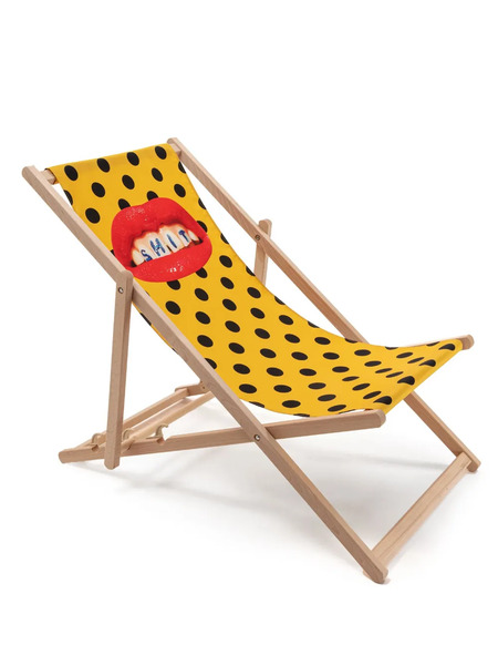  Seletti Chaise à Pois - Jaune 