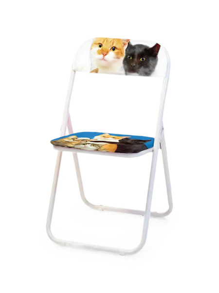  Seletti Toiletpaper Polycats Folding Chair - Blanc 