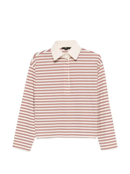  Seventy Polo à Rayures - Marron 