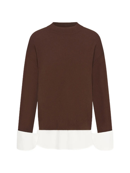  Simon Miller Pull Pip En Popeline - Marron 