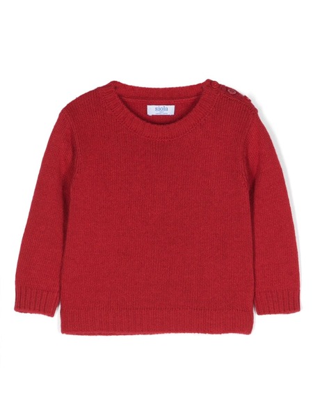  Siola Pull à Manches Longues - Rouge 