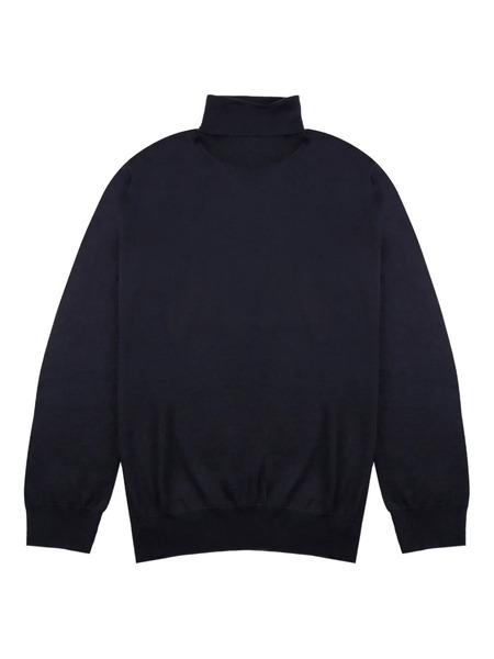  Slowear Pull à Col Roulé - Bleu 