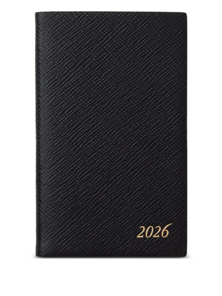  Smythson Agenda Hebdomadaire Panama (2026) - Noir 