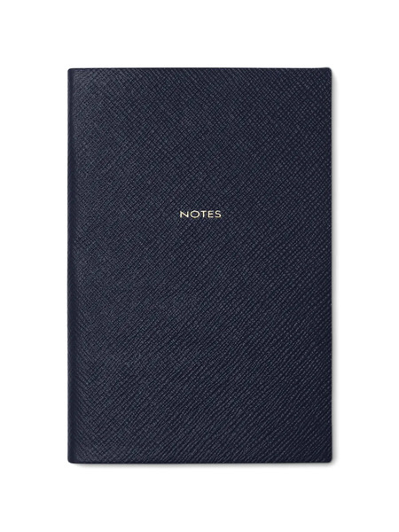 Smythson Carnet Notes Chelsea - Bleu 