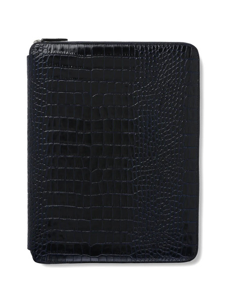  Smythson Porte-documents Mara - Bleu 