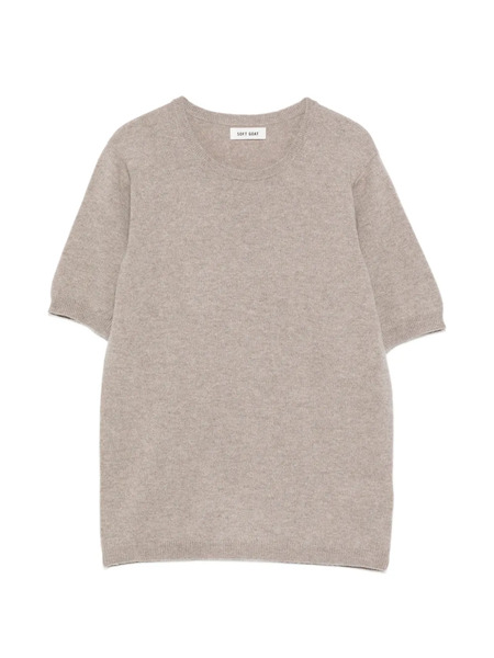  Soft Goat Pull à Manches Courtes - Gris 