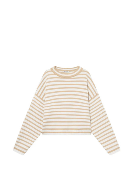  Sosue Pull Sailor à Rayures - Tons Neutres 