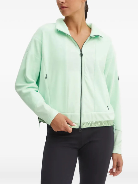  Sportalm Logo-patch Metallic-trim Jacket - Vert 