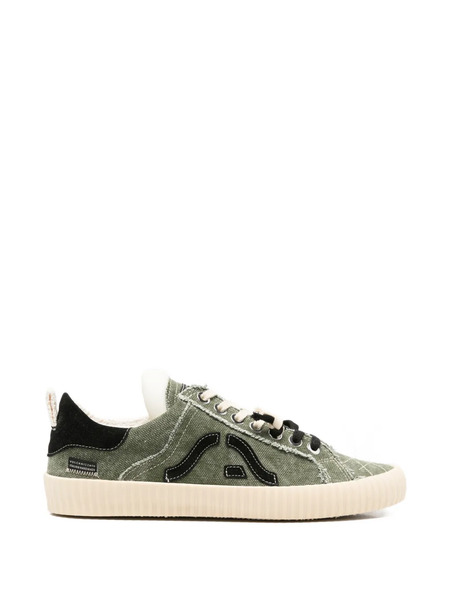  Springa Baskets Wavy à Patch Logo - Vert 