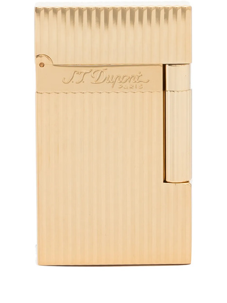  S.t. Dupont Briquet Signature En Laiton - Or 