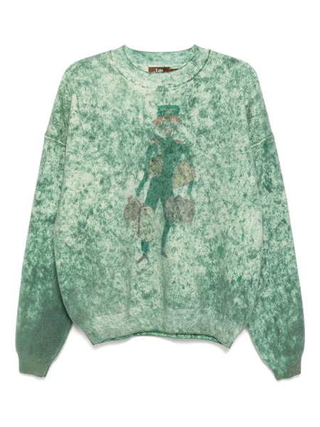  Stain Shade Pull à Imprimé Graphique - Vert 