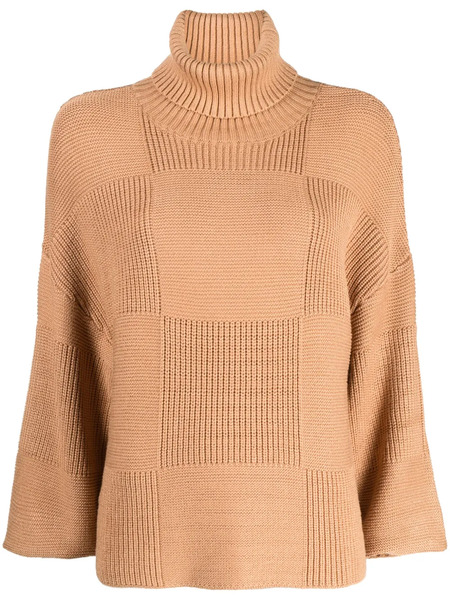  Staud Pull Benny à Col Roulé - Marron 