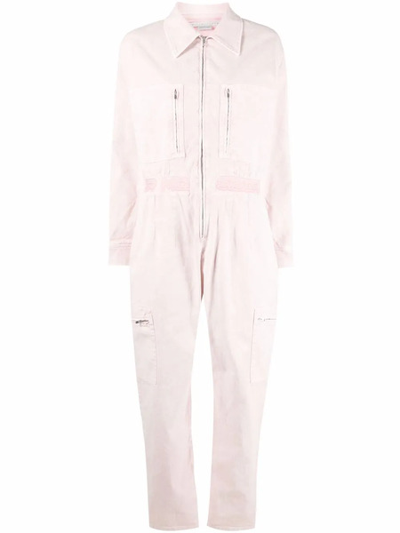  Stella Mccartney Combinaison Zippée à Manches Longues - Rose 