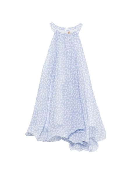  Stella Mccartney Kids Robe à Fleurs - Bleu 