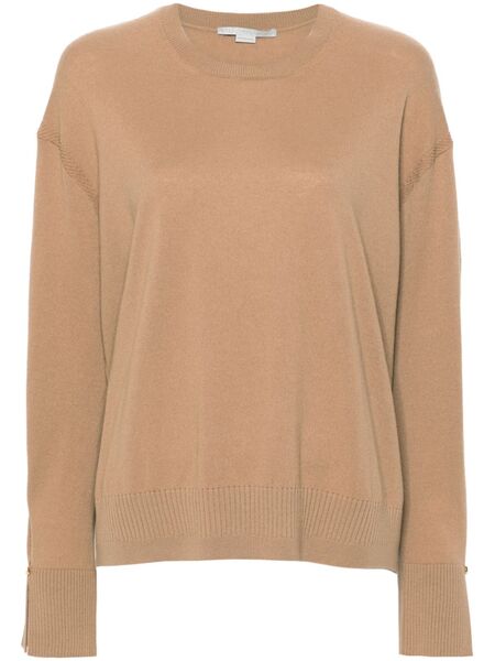  Stella Mccartney Pull En Maille Fine - Marron 