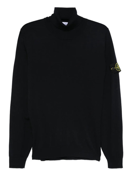  Stone Island Pull à Patch Logo - Bleu 