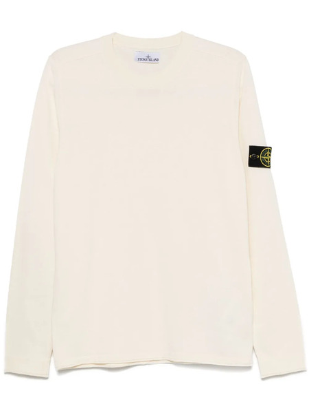  Stone Island Pull à Patch Logo - Tons Neutres 