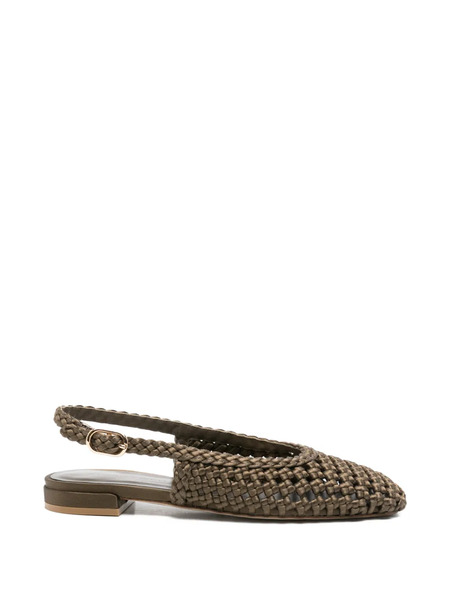 Stuart Weitzman Ballerines à Bride Arrière - Vert 