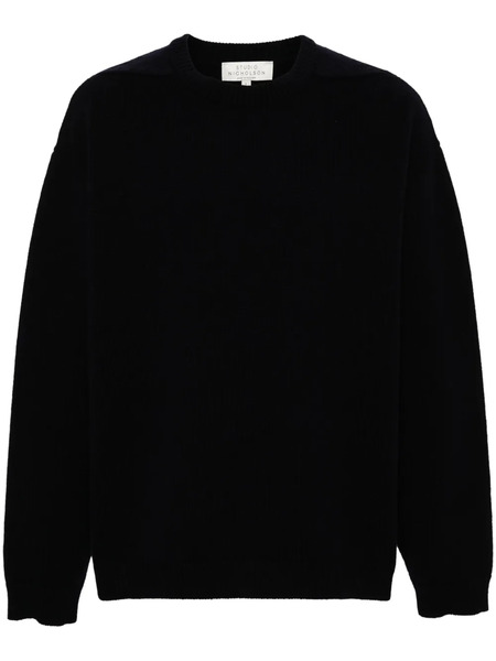  Studio Nicholson Pull En Laine - Bleu 