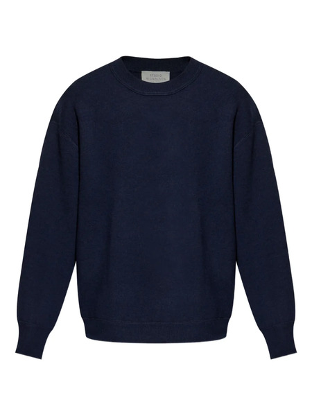  Studio Nicholson Pull Moray En Laine Mélangée - Bleu 