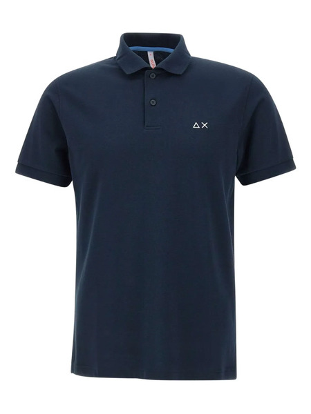  Sun68 Polo En Coton - Bleu 