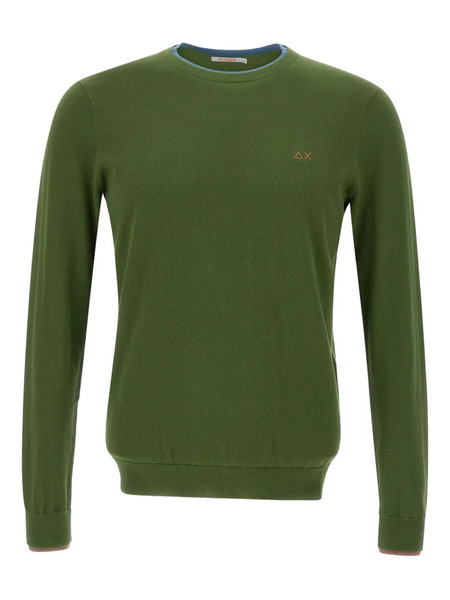  Sun68 Pull En Coton - Vert 