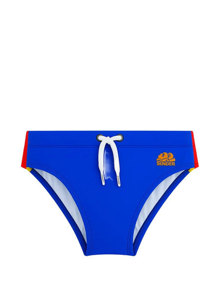  Sundek Logo-patch Drawstring Swim Briefs - Bleu 