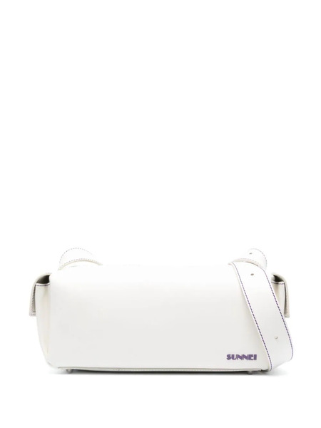  Sunnei Sac Porté épaule Labauletto En Cuir - Blanc 