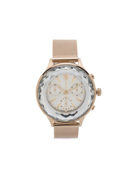  Swarovski Montre Nova Chrono 37 Mm - Blanc 