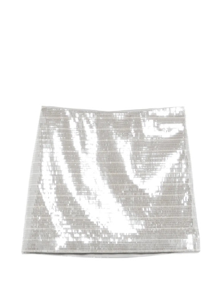  System Minijupe à Sequins - Argent 