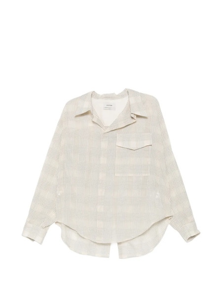  System Transformable Checked Shirt - Tons Neutres 
