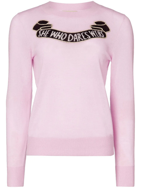 Temperley London Pull She Who Dares Win - Rose 