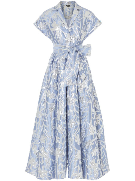  Temperley London Robe Frankel - Bleu 