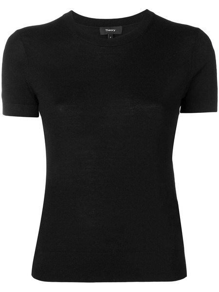  Theory Pull à Manches Courtes - Noir 