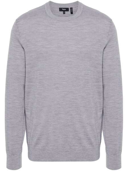  Theory Pull Fin En Laine - Gris 