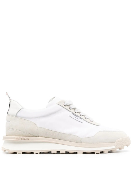  Thom Browne Baskets Alumni Texturées - Blanc 