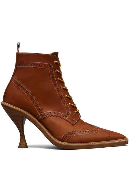  Thom Browne Bottines Wingtip 90 Mm - Marron 