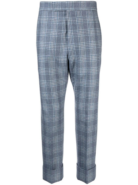  Thom Browne Pantalon De Costume En Flanelle - Bleu 