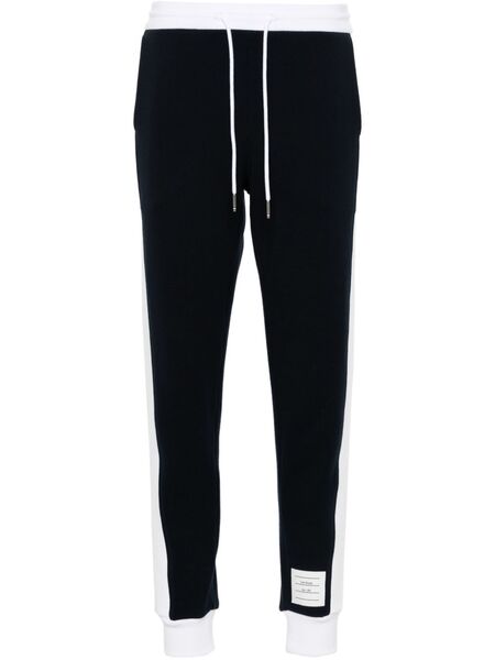  Thom Browne Pantalon De Jogging à Détail 4 Bandes Signature - Bleu 