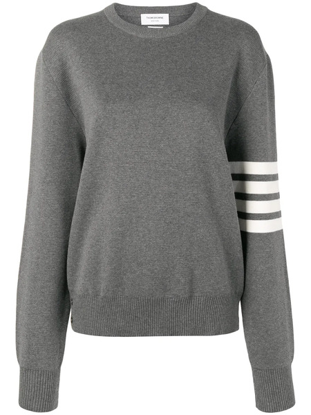  Thom Browne Pull En Maille - Gris 