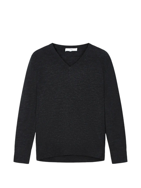  Tibi Pull à Col V - Gris 