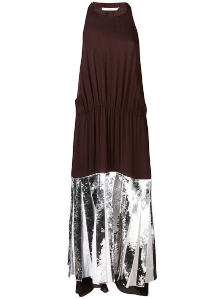  Tibi Robe Claude - Marron 