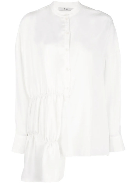  Tibi Tunique à Design Patchwork - Blanc 
