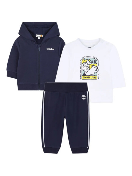  Timberland Kids Survêtement à Imprimé Graphique (lot De Trois) - Bleu 