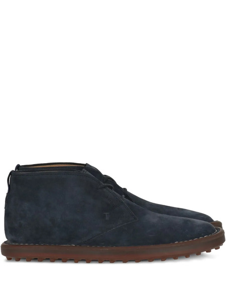  Tod's Bottes En Daim - Bleu 