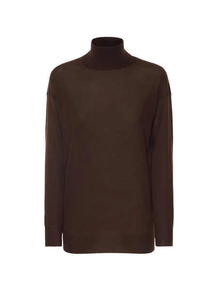  Tom Ford Pull à Col Montant - Marron 