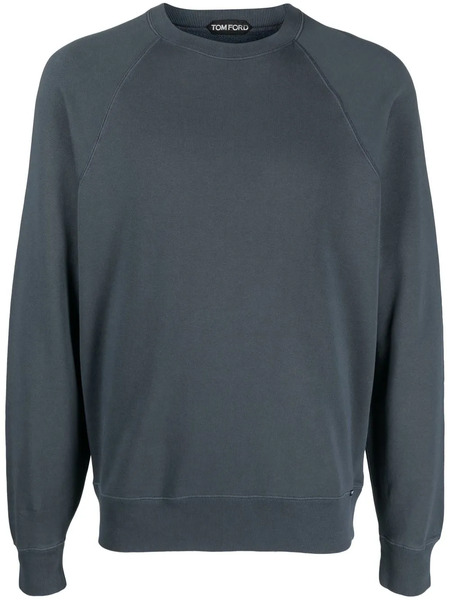  Tom Ford Pull à Col Rond - Bleu 